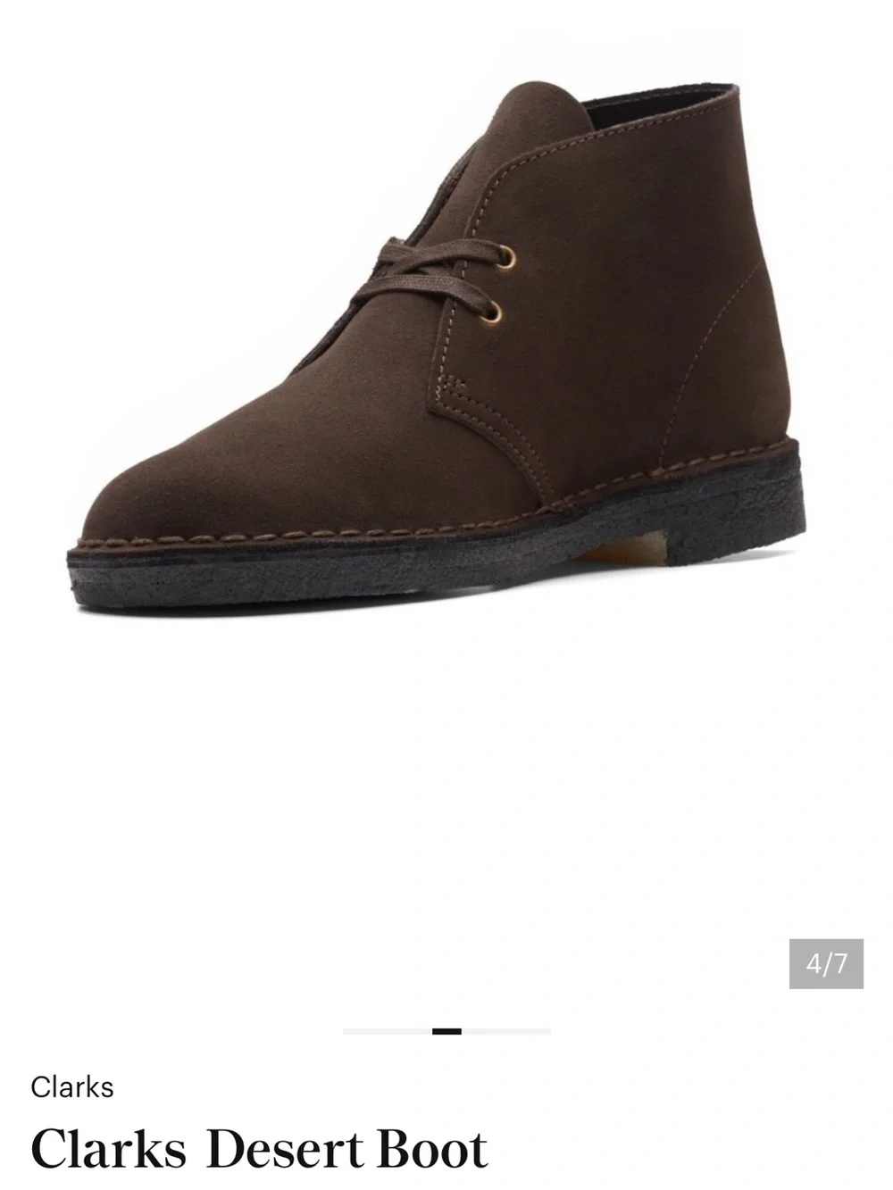 Clarks Brown Suede Desert Boots Chukka Original men’s 7 women’s 9